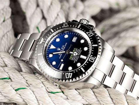 rolex deep sea dweller blue|rolex deepest dive watch.